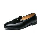Men's Loafers Black Blue Red Dress Shoes Nightclub Party Men Shoes 