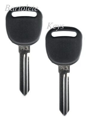 2 Car Key Fits 2000 2001 2002 Buick LeSabre Cadillac DeVille Pontiac Bonneville - Image 1 of 4