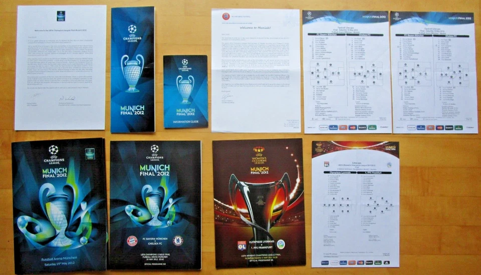 Champions League Finals München 2012 Bayern/Chelsea + Lyon/Frankfurt (Frauen) - Bild 1 von 4