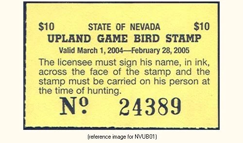 D2K Nevada Upland Game 2004 $10.00 - Image 1 of 1