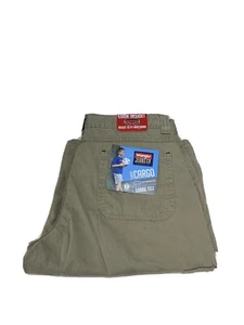 Wrangler Classic Boys Cargo Shorts. sz. 16 Husky Khaki Tan - Picture 1 of 9