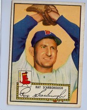 1952 TOPPS # 43 RAY SCARBOROUGH NICE CARD