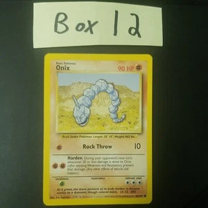 4th Print Base Set Onix 56/102 Common Pokemon Card Near Mint! - Picture 1 of 7