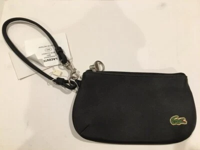 New Lacoste Midnight Black Wristlet Clutch Bag with tags New Classic SLG - Image 1 of 4