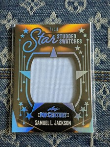 2023 Leaf Pop Century Star Studded Swatches Holo Platinum Samuel L. Jackson 7/10