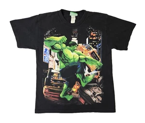 Marvel Incredible Hulk Vintage Y2K 2008 Graphic T Shirt Boys 10-12 Size Large L - Picture 1 of 6