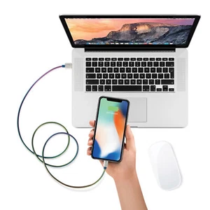 ELECTRO METAL 1mtr Long USB Charging Cable Great For Home Office or Travel **NEW - Picture 1 of 6