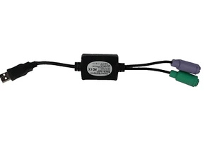 Smart Adapter Ez-pu21 USB 5vdc to Ps/2 Converter Adapter Keyboard Mouse - Bild 1 von 7