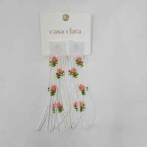 Anthropologie Casa Clara Sadie Damen-Ohrhänger Perlen 5 Zoll Länge - Bild 1 von 6