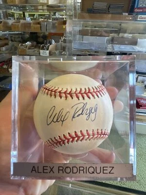Alex Rodriguez Yankees Mariners Signed OAL Baseball  - W/case - Image 1 of 4