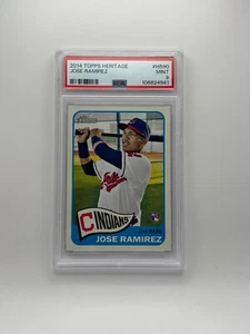 2014 Topps Heritage High Number - Jose Ramirez #H590 PSA 9 - Picture 1 of 2