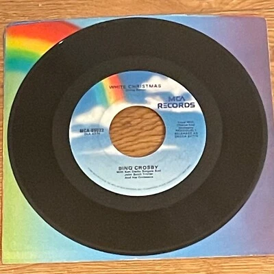 Bing Crosby Classic Holiday 45: "White Christmas", MCA (65022), 1980, NM - Image 1 of 4