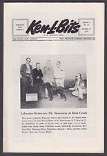 KEN-L-BITS Quaker Oats Dog Show Newsletter 10/20 1948 Labrador Retriever +