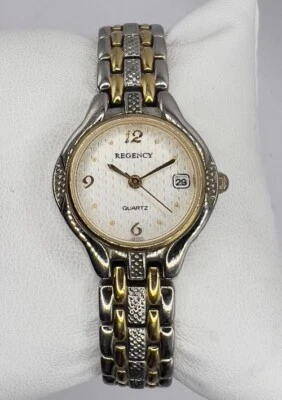 Reloj de cuarzo Regency de dos tonos con clase para mujer Foto 1 de 4