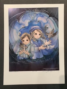 Jody Bergsma Large Print Litho Hand Signed /500 “Make A Miracle” 1986 Fairies - Picture 1 of 9