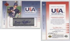2005 USA Baseball National Team Alumni Signatures Blue Ink Bryan Opdyke Auto