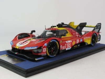 Looksmart Ferrari 499P #51 Giovinazzi Calado 3rd 24h Le Mans 2024 1/18 LS18LM049 - Immagine 1 di 4