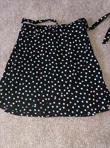 Volcom Wrap Skirt Short Colorful Polka Dots Size S Fun & Flirty 25/17.5 NWT - Picture 1 of 9