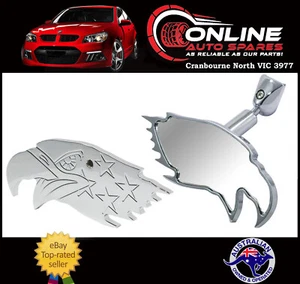 Universal American Eagle Rear View Interior Mirror Polished Aluminium - Picture 1 of 1