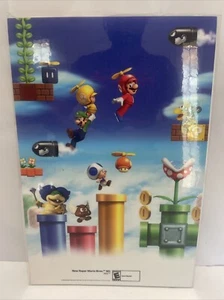 Nintendo Power New Super Mario Bros. Mario 3 NES Laminated Double Sided Poster - Picture 1 of 8