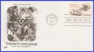 USA4 #2039 U/A ARTCRAFT FDC Volunteerism - Picture 1 of 1
