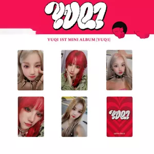 Juego de 5 tarjetas fotográficas YUQI (G)I-DLE makestar CONMUU hechas a sí mismas tarjeta fotográfica HD - Imagen 1 de 1