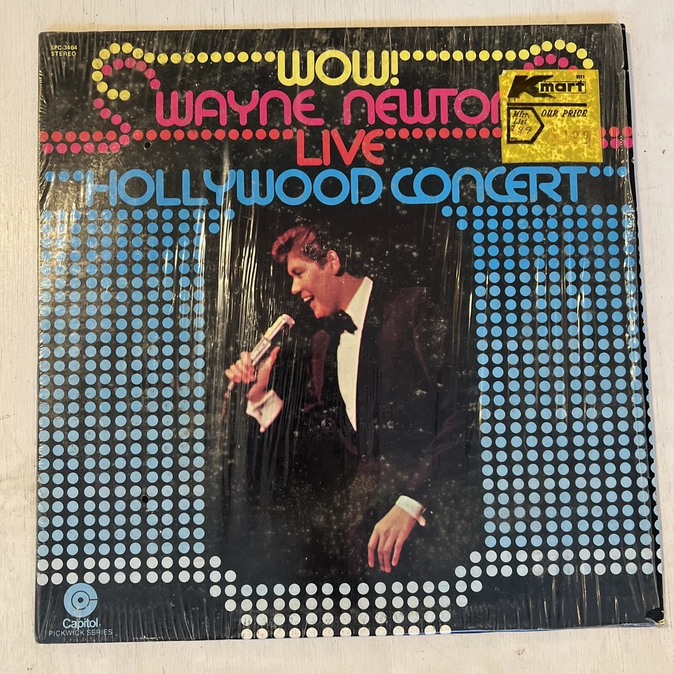 WAYNE NEWTON Live Hollywood Concert SPC3464 Capitol LP Shrink Ex/EX - Image 1 of 4