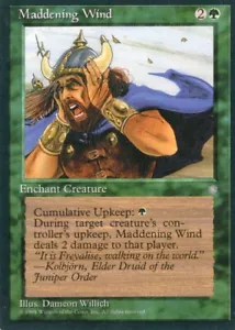 1X MADDENING WIND GREEN ICE AGE MTG MAGIC MP X1 (yourdeckbuilder) - Bild 1 von 1
