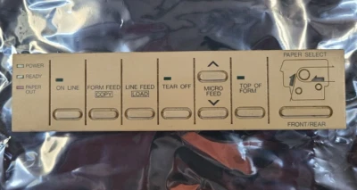 Epson DFX-8000 Control Panel 2000789 - Image 1 of 4