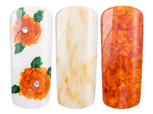 Ink Color orange NailArt Farbe Tinte XXL 12ml Polish Blooming Smoke Lack Design - Bild 1 von 3