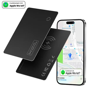 Apple AirTag Alternative (Wo ist?) im Kartenformat Brieftasche GPS-Tracker (iOS) - Bild 1 von 9