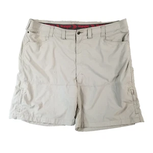 Wrangler outdoor cargo shorts men's 46x9 beige tech performance stretch flawed - Picture 1 of 14