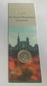 2025 THE ROYAL OBSERVATORY GREENWICH TWO 2 POUND BRILLIANT UNCIRCULATED COIN BU - Picture 1 of 9