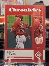 2023 Panini Chronicles #35 Druw Jones Red #'d /100 TZ