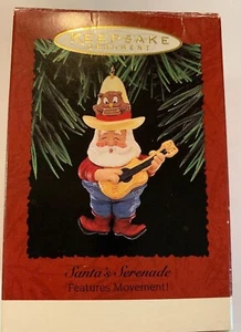 Hallmark: Santa's Serenade - Features Movement! - 1995 Holiday Ornament - Picture 1 of 4