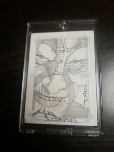 SCORPIUS Rittenhouse Archives Farscape Season 3 Sketch Card By John Czop  RARE! - Picture 1 of 2