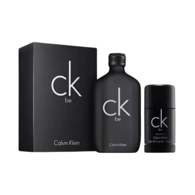 Juego de 2 piezas CK Be by Calvin Klein EDT para unisex 6,7 oz EDT y barra desodorante de 2,6 oz NiB Foto 1 de 2