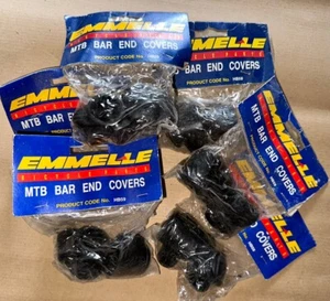 Joblot 6 Packs EMMELLE Rubber MTB Bar End Covers Bicycle Pairs Bundle - Picture 1 of 2