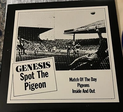 GENESIS Spot The Pigeon ATLANTIC EP 1800 STEREO 1977 Blue Vinyl 45 RPM CANADA/US Foto 1 de 4