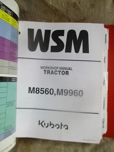 Kubota M8560 M9960 Manual de taller 9Y111-06860 - Imagen 1 de 7