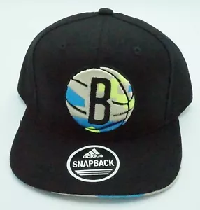 NBA Brooklyn Nets Adidas Adult Structured Adjustable Fit Cap Hat Beanie NEW! - Picture 1 of 4