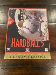 1995 Hardball 5 Baseball CD ROM Electronic Arts Sealed/New - Picture 1 of 4