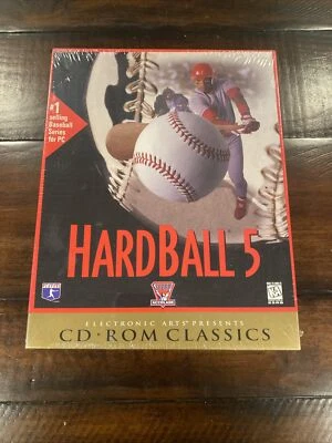 1995 Hardball 5 Baseball CD ROM Electronic Arts Sealed/New - Image 1 of 4