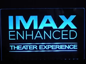IMAX ENHANCED ETCHED LED ACRLYIC SIGN - Picture 1 of 8