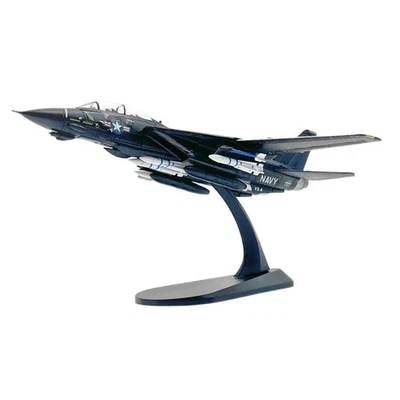 Modello di caccia F14A pressofuso in scala 1:100 con base per mensola da - Immagine 1 di 4