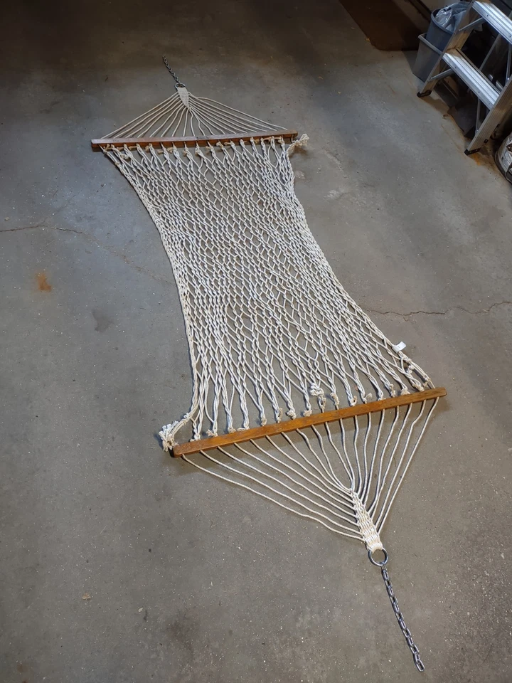 L.L. Hamaca Bean DURACORD®L L Cuerda de Frijol Natural con Caja Original Gran Forma Bonita Foto 1 de 4