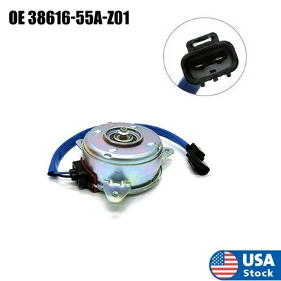 Air Conditioner Condenser Cooling Fan Motor Silver For Honda City GM6 2015-20 US — 第 1/4 张图片