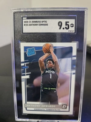 2020-21 Panini Donruss Optic Rated Rookie Anthony Edwards #151 (RC) - Imagem 1 de 2