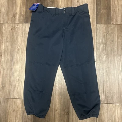 Pantalón de softbol lanzamiento rápido XL con cinturón Mizuno NUEVO para mujer/azul marino 🥎con relleno nuevo con etiquetas Foto 1 de 4