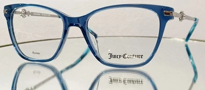 Originale JUICY COUTURE JU 242/G PJP Eyeglasses BLUE New Plastic 52-16-140 - Image 1 of 4